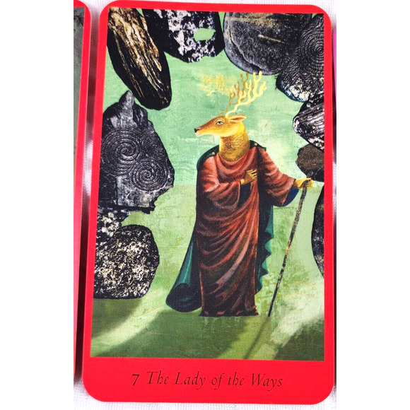 The Celtic Oracle John Matthews 40 Tarot Cards + 224p Book Divination - Picture 10 of 12